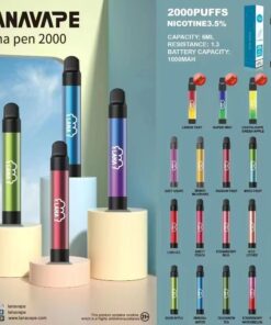LANA 拉娜 一次性電子煙 拋棄式電子菸 正品保證 2000口🍬台灣現貨