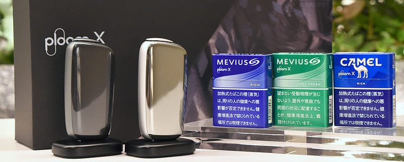 PLOOM X 主機,七星/駱駝加熱菸彈口味展示