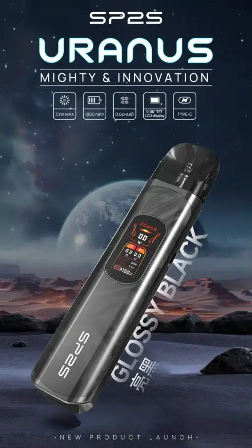 大功率電子菸主機推薦-sp2s註油主機-30W-配2倉-註油使用-天王星主機：圖片 2