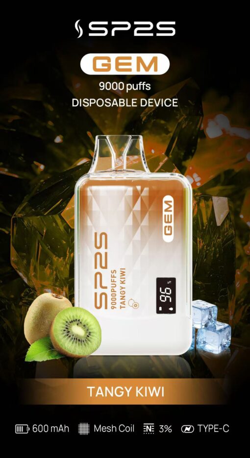 拋棄式/一次性電子菸-sp2s 9000口-超靚外觀經典電子菸-買10隻送禮盒：圖片 4