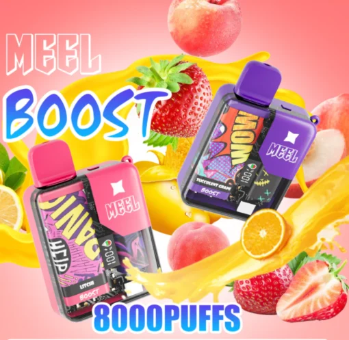 2025必買拋棄式電子煙推薦-MEEL Boost-麻將拋棄式 8000口