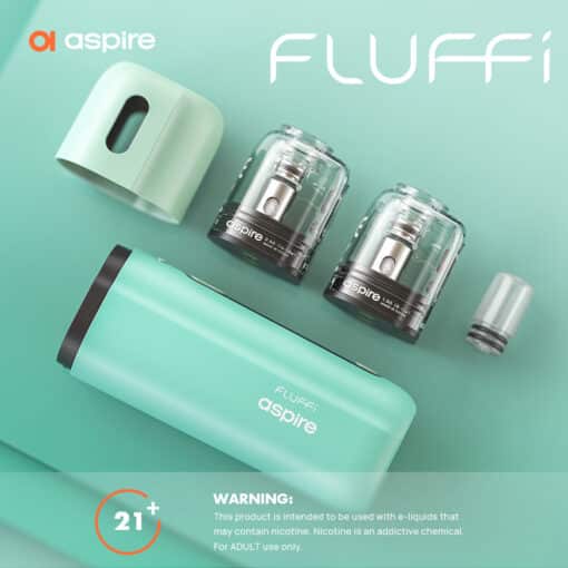 Aspire Fluffi Pod 1500mAh 馬卡龍色系