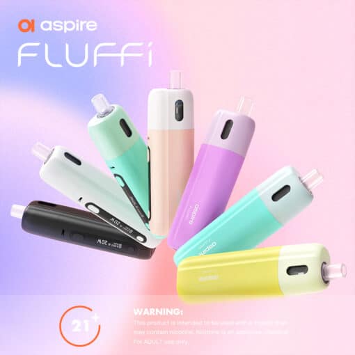 Aspire Fluffi Pod 1500mAh 馬卡龍色系