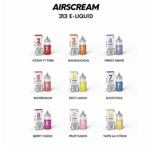 英國 Airscram 汽泡 313系列煙油